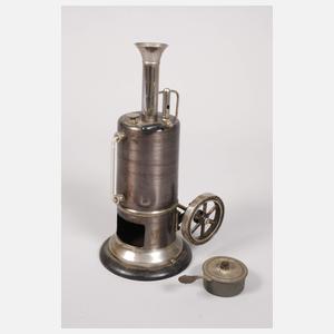 Schoenner kleine stehende Dampfmaschine