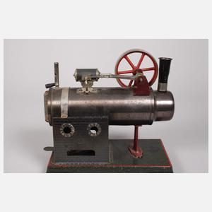 Zwei stationäre Lokomobilen