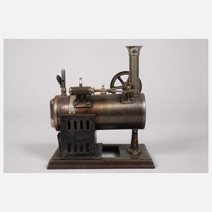 Zwei stationäre Lokomobilen