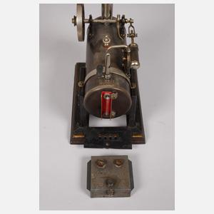 Zwei stationäre Lokomobilen