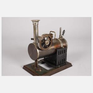 Zwei stationäre Lokomobilen