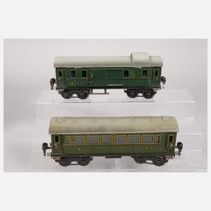 Märklin Konvolut Personen- und Güterwagen