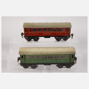 Märklin Konvolut Personen- und Güterwagen