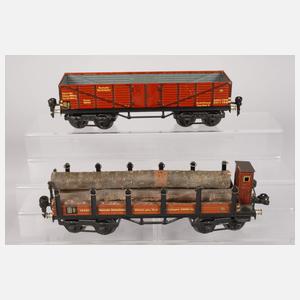 Märklin Konvolut Personen- und Güterwagen