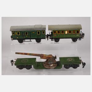 Märklin Konvolut Personen- und Güterwagen