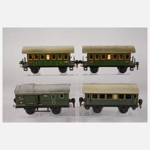 Märklin Konvolut Personen- und Güterwagen