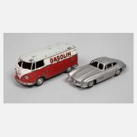 Märklin Volkswagen "Gasolin" und Mercedes111