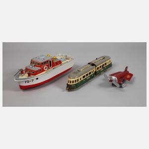 Konvolut Blechspielzeug