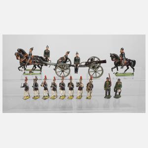 Georg Heyde Geschützzug und Marschmusiker Preußen