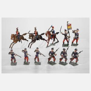 Konvolut Zinnsoldaten