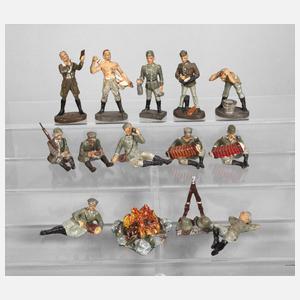 Konvolut Massesoldaten Lagerleben