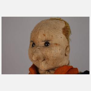 Filzkopfpuppe als Bauer