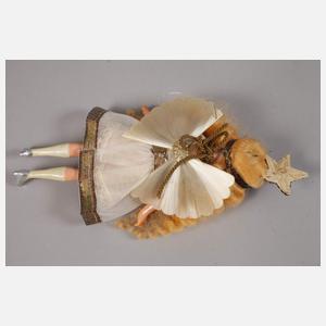 Heubach kleine Porzellankopfpuppe als Christkind