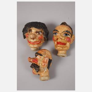 Zwölf Handpuppen für Kasperletheater
