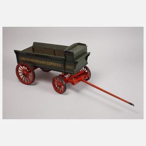 Großes Pferdefuhrwerk "American Railway Express"