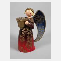 Wendt & Kühn Brokatengel mit Lichtnapf111