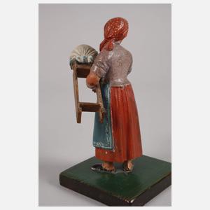 Paar geschnitzte Volkstypen Erzgebirge