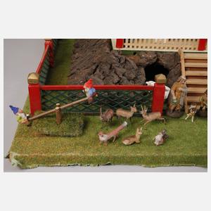 Weihnachtspyramide mit Bergwerk und Massefiguren