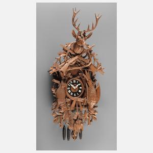 Übergroße Kuckucksuhr