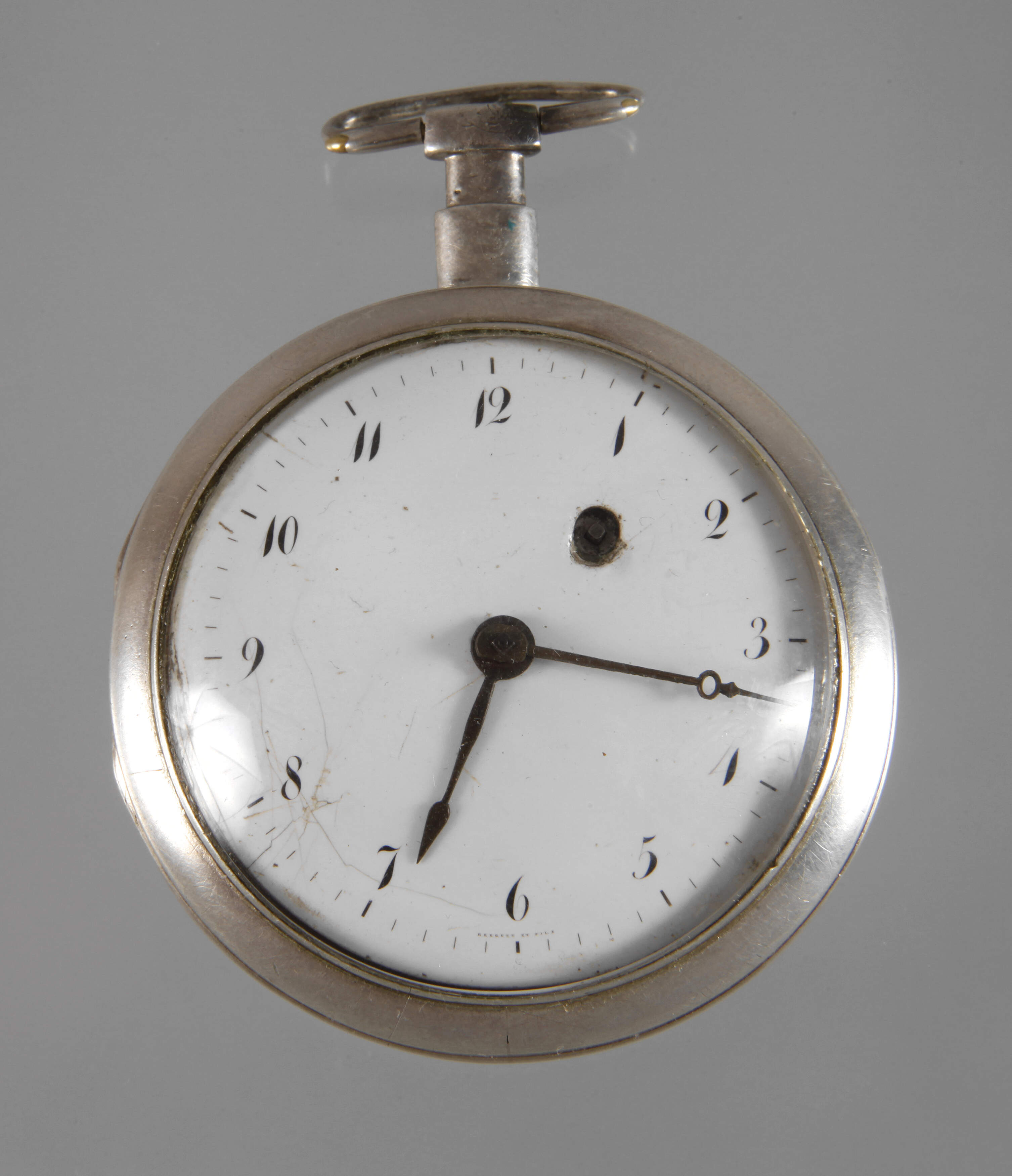 Spindeltaschenuhr Brequet & Fils