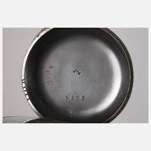 Taschenuhr mit Kalender und Chronograph