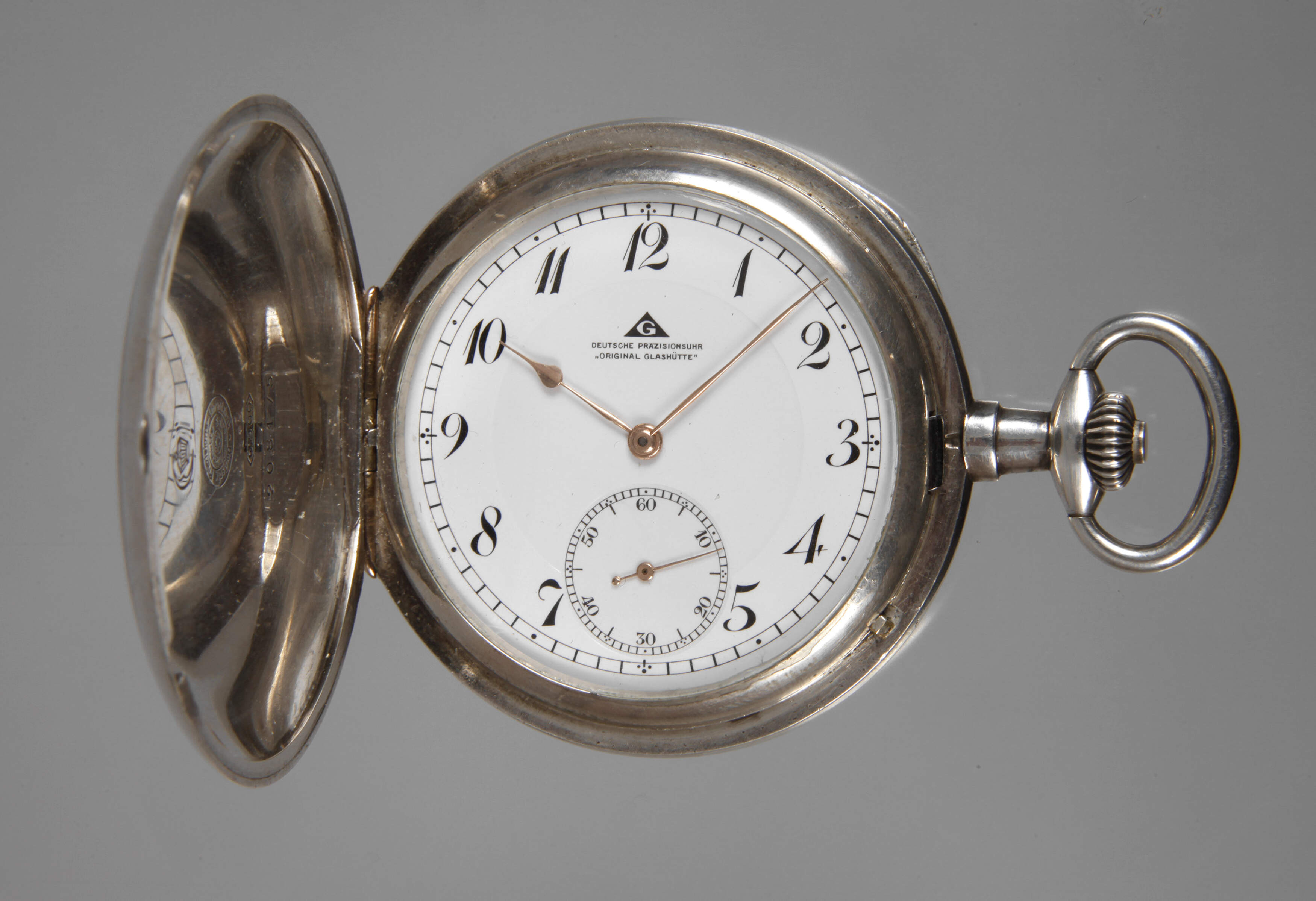 Savonnette Deutsche Präzisionsuhr Glashütte