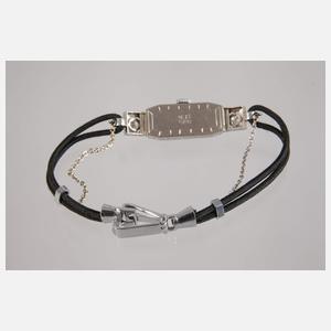 Damenarmbanduhr Ciro in Platin mit Brillanten