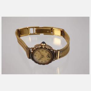 Zwei Damenuhren Gold