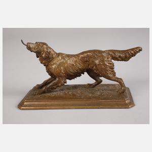 Taschenuhrenständer Hund