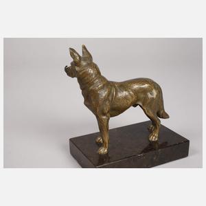 Taschenuhrenständer Schäferhund