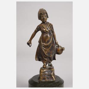 Taschenuhrenständer Bronze