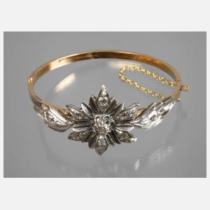Historischer Armreif mit Diamanten