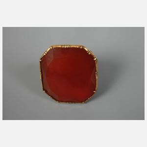 Barocker Ring mit Karneol