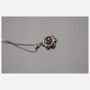 Diamantanhänger an Kette