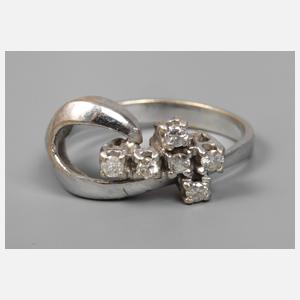 Damenring mit Brillanten