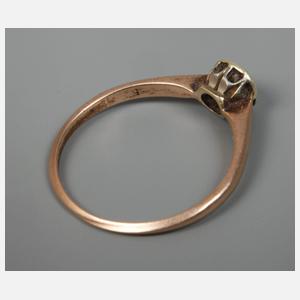 Damenring mit Altschliffdiamant