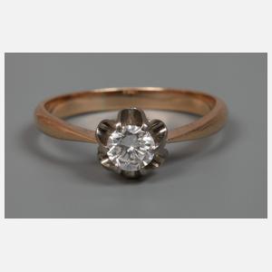 Damenring mit Brillant