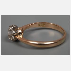 Damenring mit Brillant