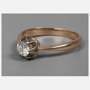 Damenring mit Brillant