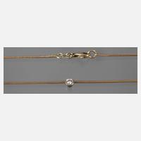 Kette mit Brillantanhänger111