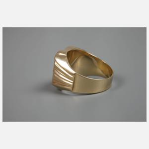 Herrenring mit Diamant