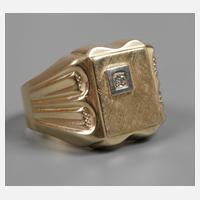 Herrenring mit Diamant111