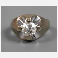 Herrenring mit Brillant von ca. 1,6 ct111