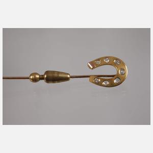Reversnadel mit Diamanten