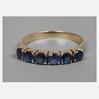 Damenring mit Saphiren111