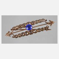 Goldbrosche mit Diamanten111