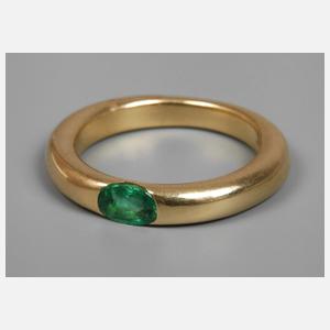 Bandring mit Smaragd