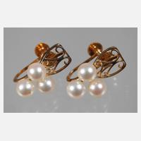 Paar Ohrringe mit Perlen111