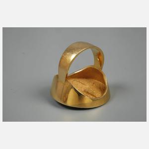 Damenring mit Pharaonenkopf