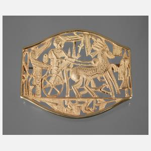 Ägyptische Goldbrosche